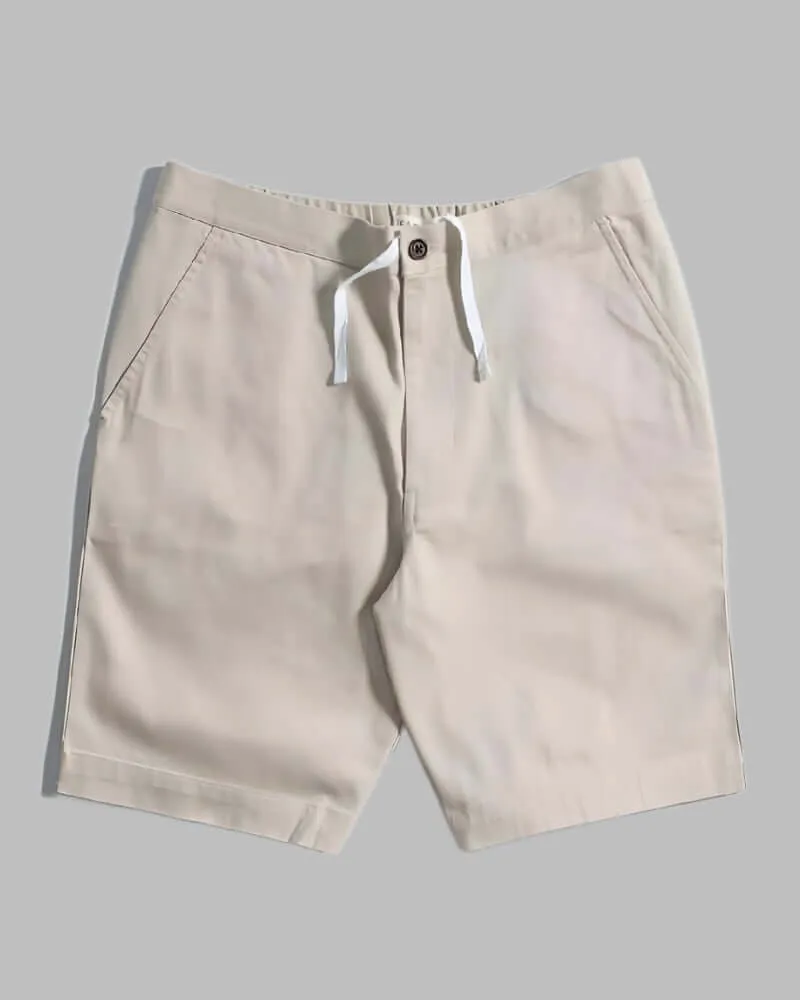 Far Afield Drawstring Shorts Pumice Stone