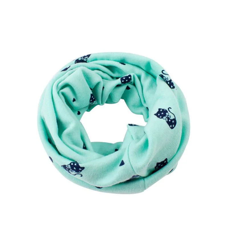 Fashion Children Scarf Baby Bibs Cute Girls Boys O Ring Lovely Kids Collars Child Ring Scarves SM6