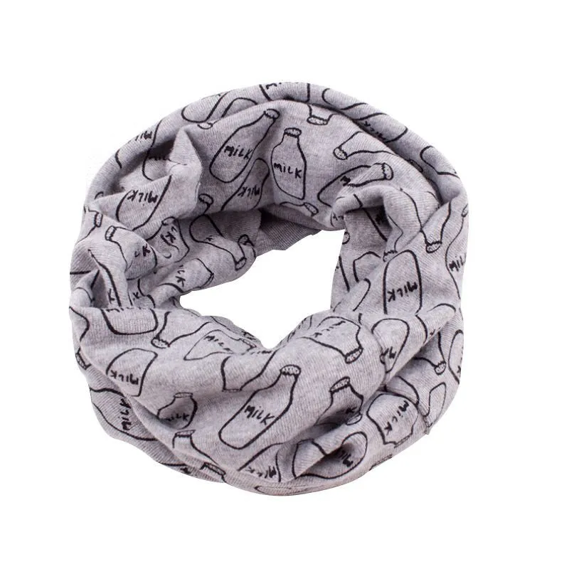 Fashion Children Scarf Baby Bibs Cute Girls Boys O Ring Lovely Kids Collars Child Ring Scarves SM6