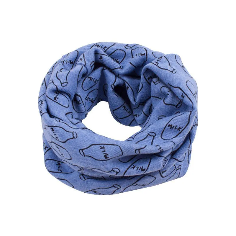 Fashion Children Scarf Baby Bibs Cute Girls Boys O Ring Lovely Kids Collars Child Ring Scarves SM6