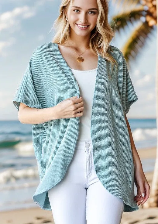 FINAL SALE - Calling On Your Ribbed Cardigan - 3 Colors!