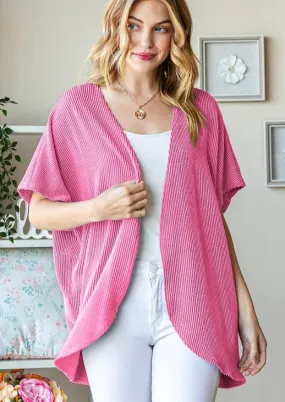 FINAL SALE - Calling On Your Ribbed Cardigan - 3 Colors!