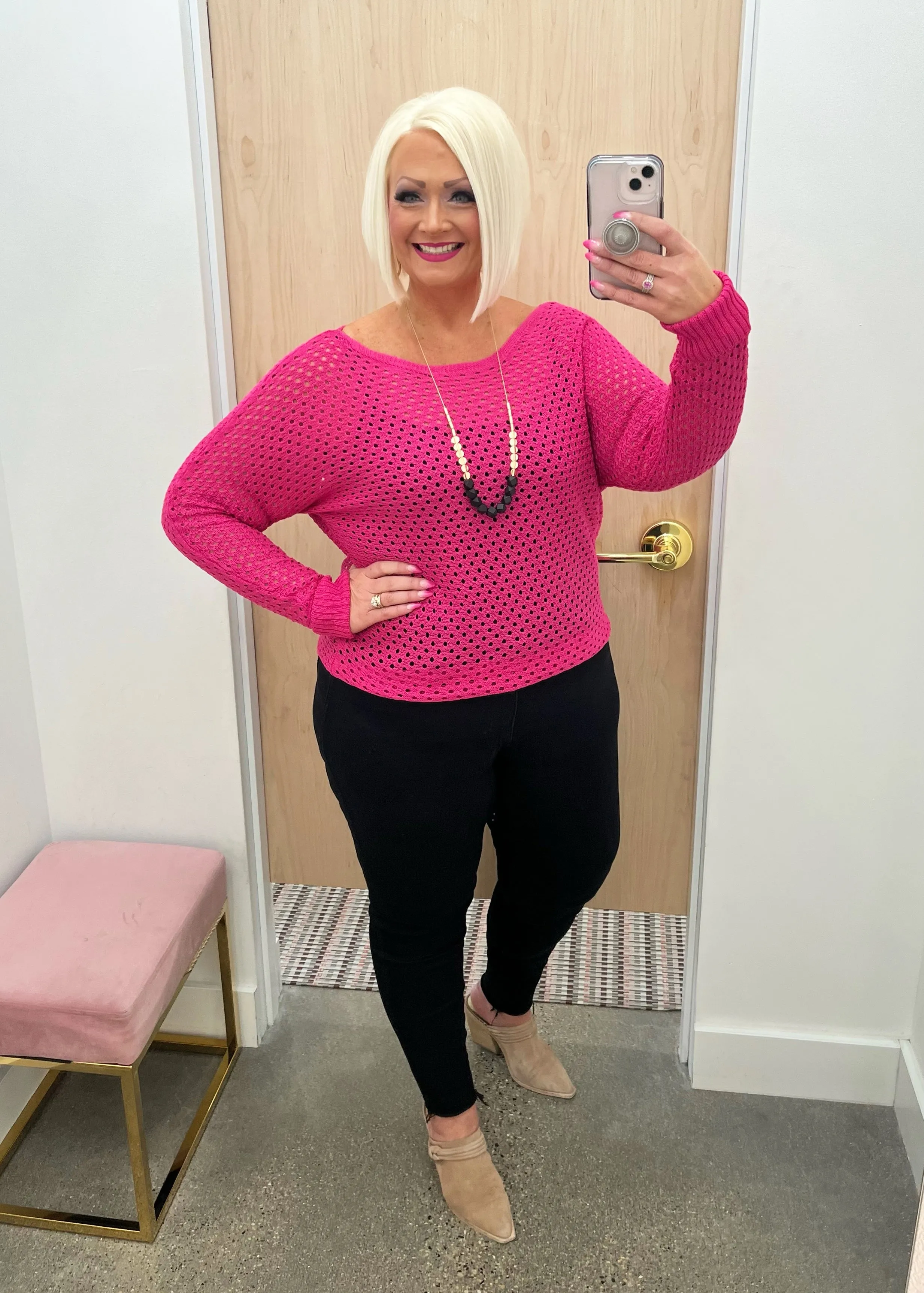 FINAL SALE - Oceanside Eyelet Knit Pullovers - 4 Colors!