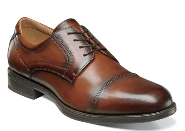 Florsheim MIDTOWN CAP TOE OXFORD- Cognac