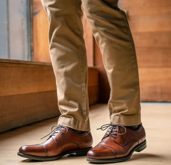 Florsheim MIDTOWN CAP TOE OXFORD- Cognac