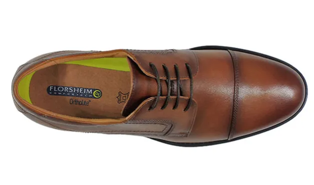 Florsheim MIDTOWN CAP TOE OXFORD- Cognac