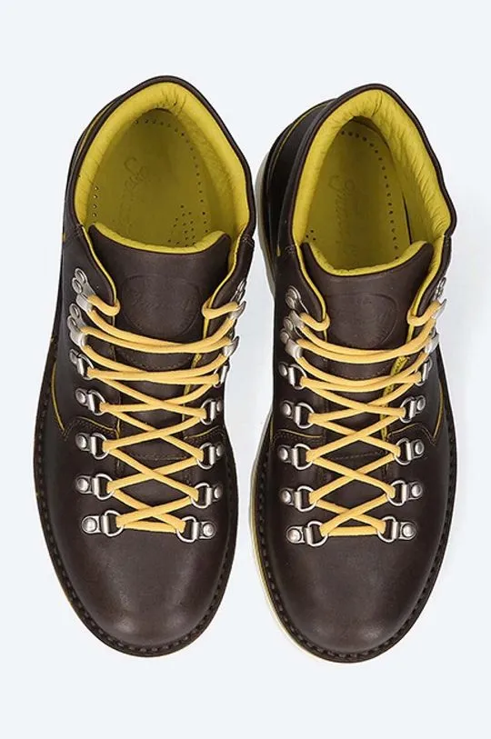 Fracap leather shoes SAM men's brown color