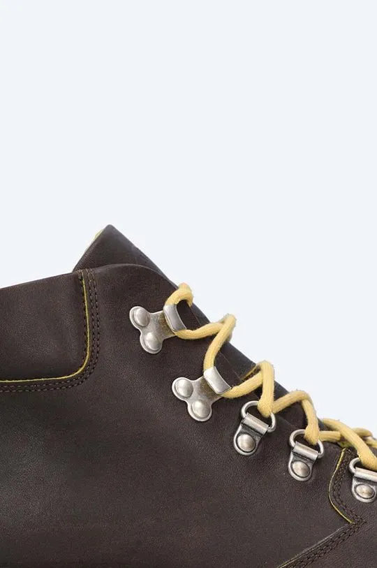 Fracap leather shoes SAM men's brown color