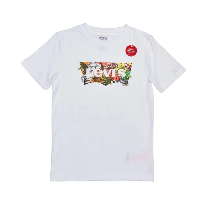 GRAPHIC LOGO T-SHIRT Kid White