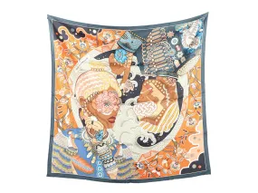 Hermès Duo Cosmique Silk Scarf 90cm