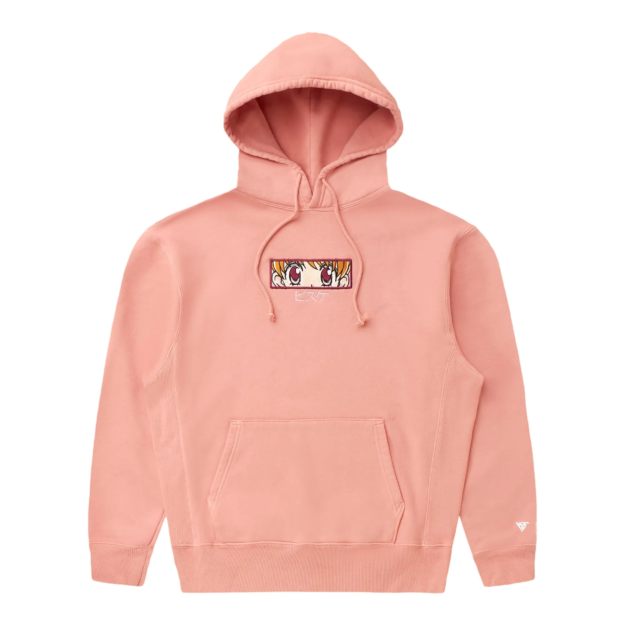 HXH BISCUIT EYES HOODIE (SALMON)