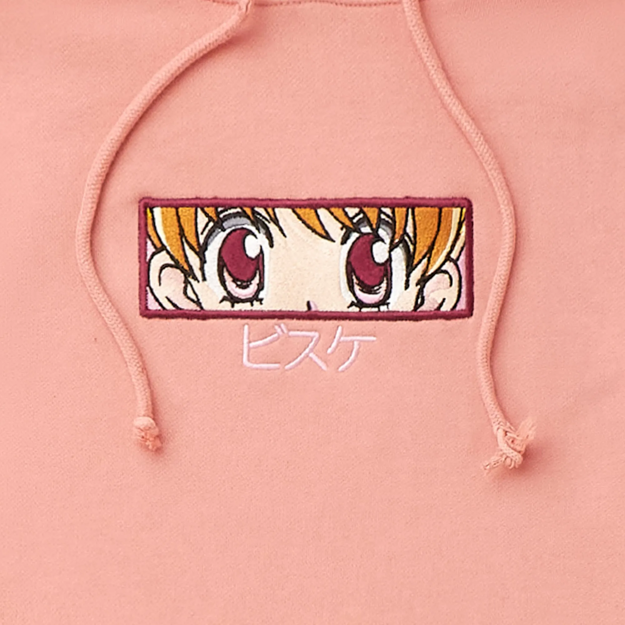 HXH BISCUIT EYES HOODIE (SALMON)