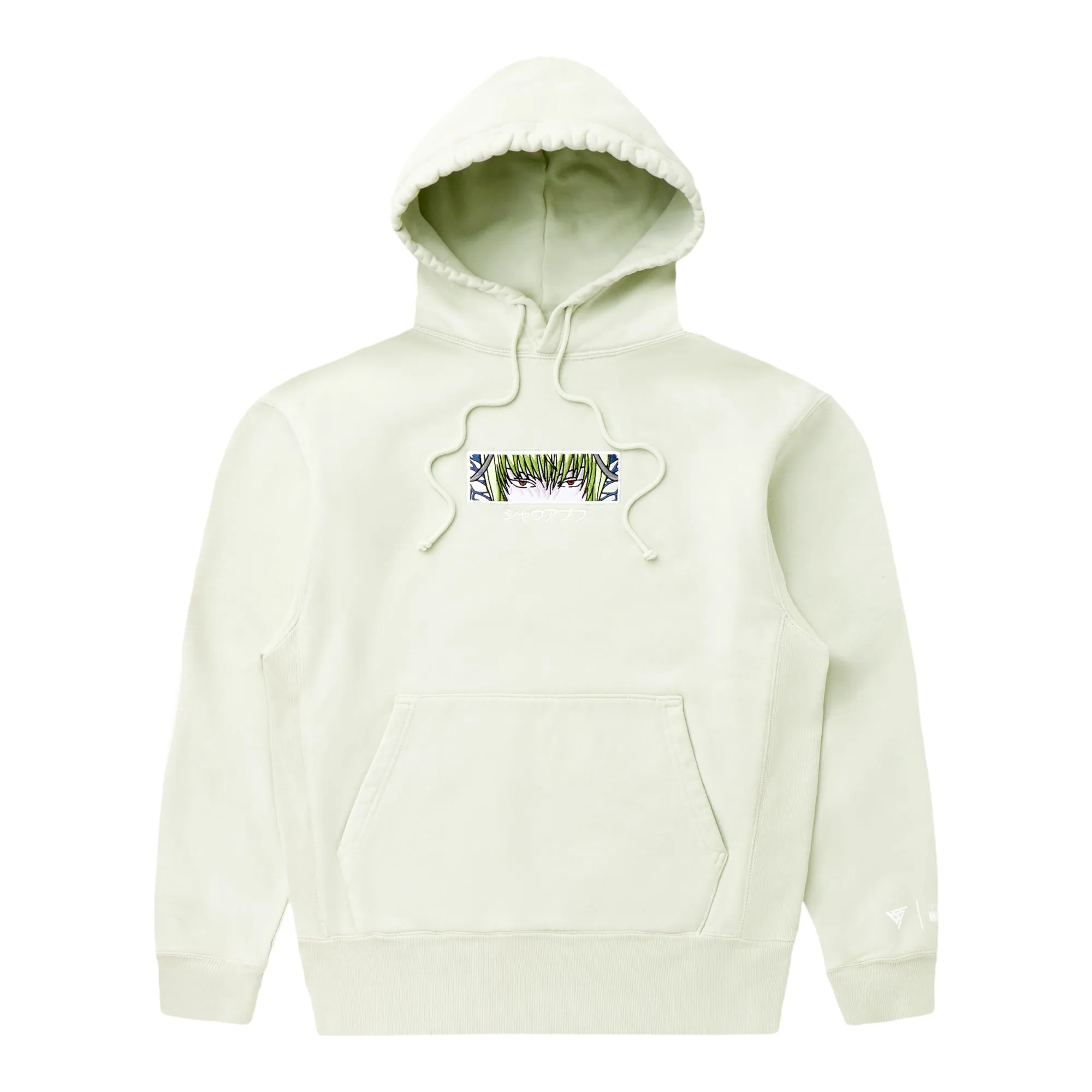 HXH POUF EYES HOODIE (SEAFOAM)