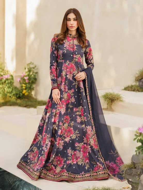 Iznik Festive Embroidered Lawn Unstitched 3Pc Suit SFL-12 Resplendence