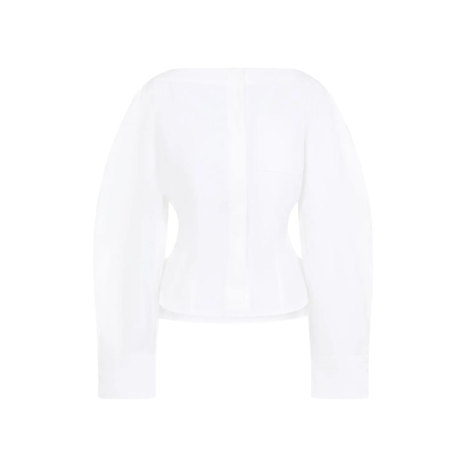 JACQUEMUS Elegant White Cotton Shirt