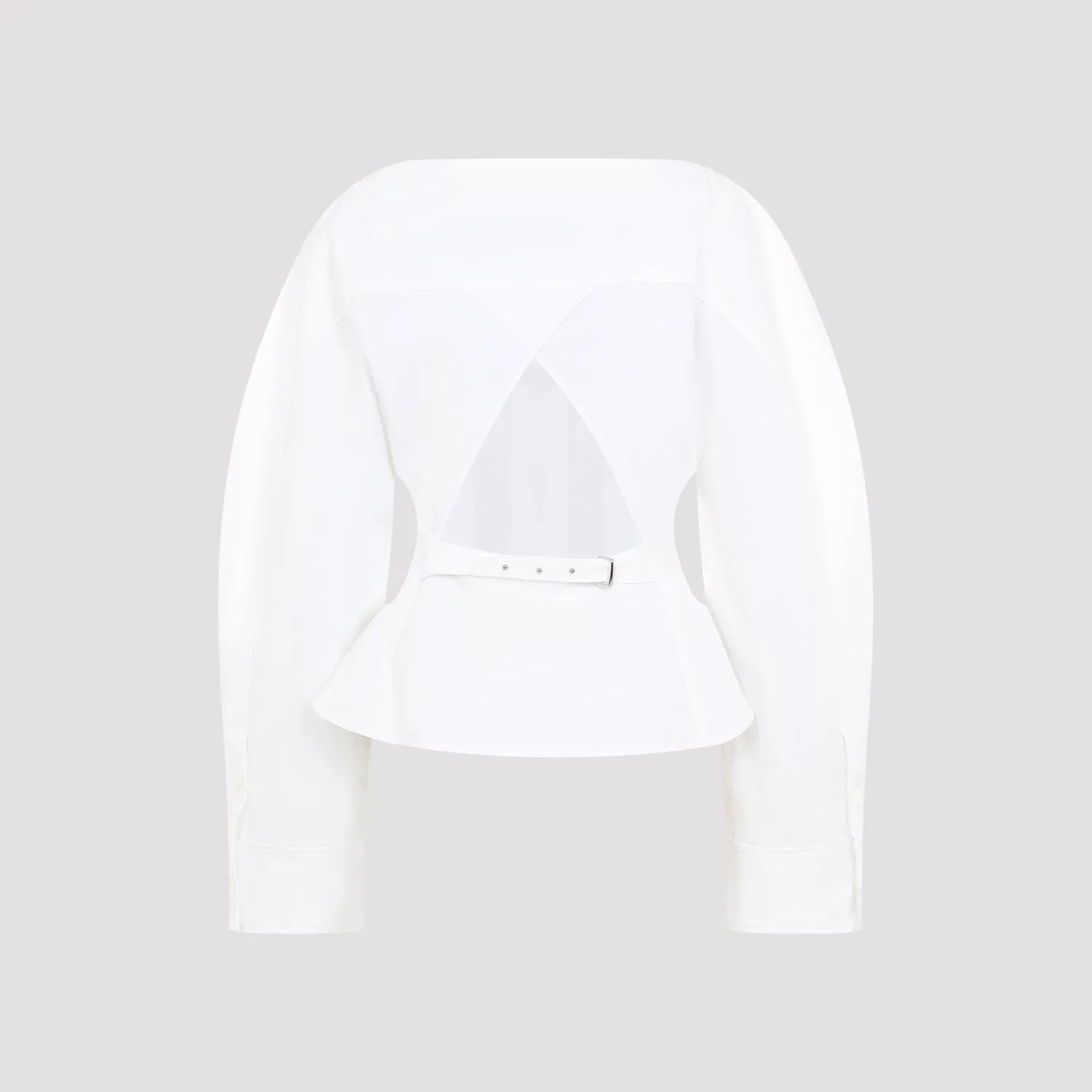 JACQUEMUS Elegant White Cotton Shirt