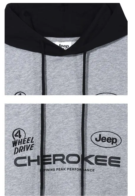 JEEP  |Cotton Hoodies & Sweatshirts