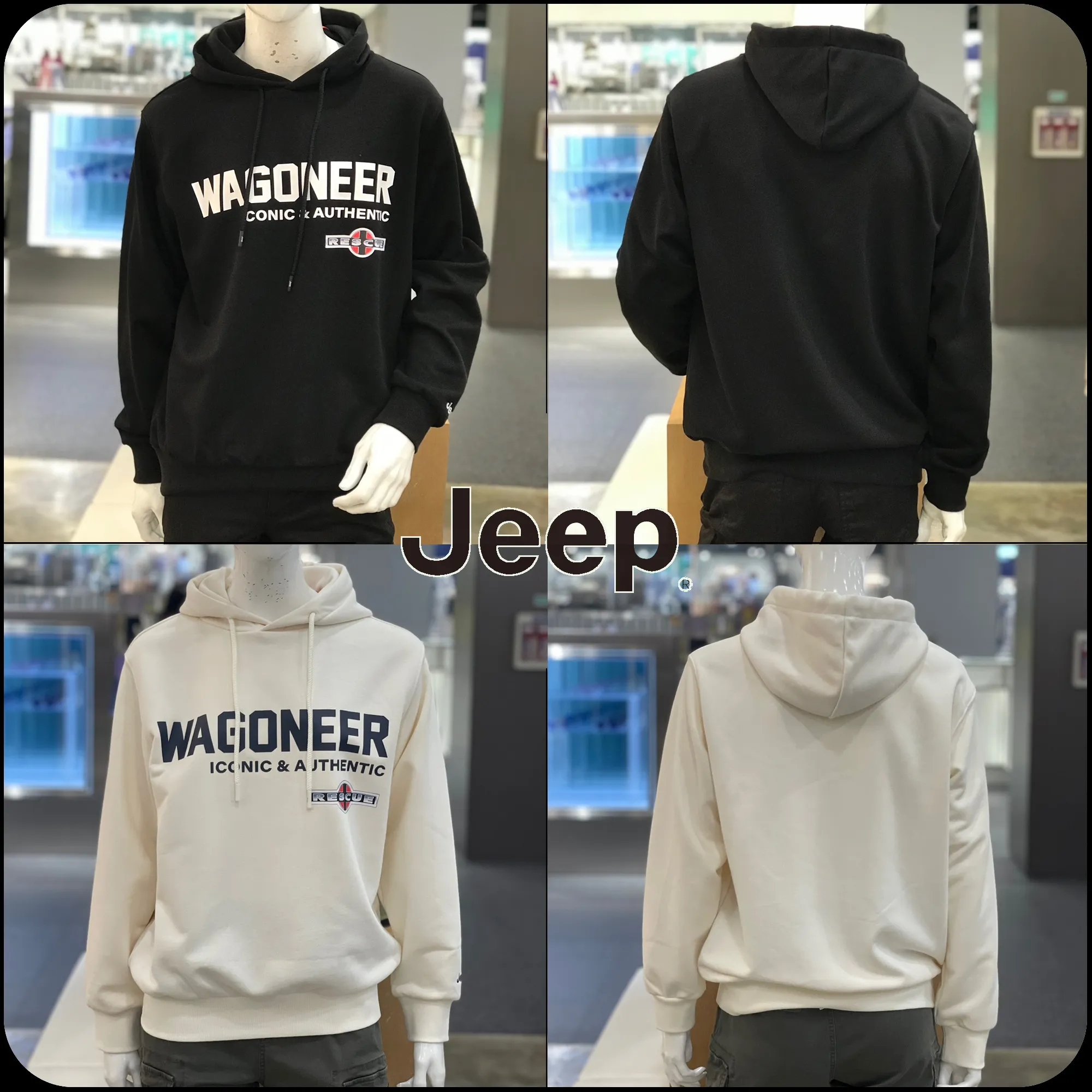 JEEP  |[JEEP]★23FW★Loose Fit Big Wagonier Hoodie (JP1THU041)