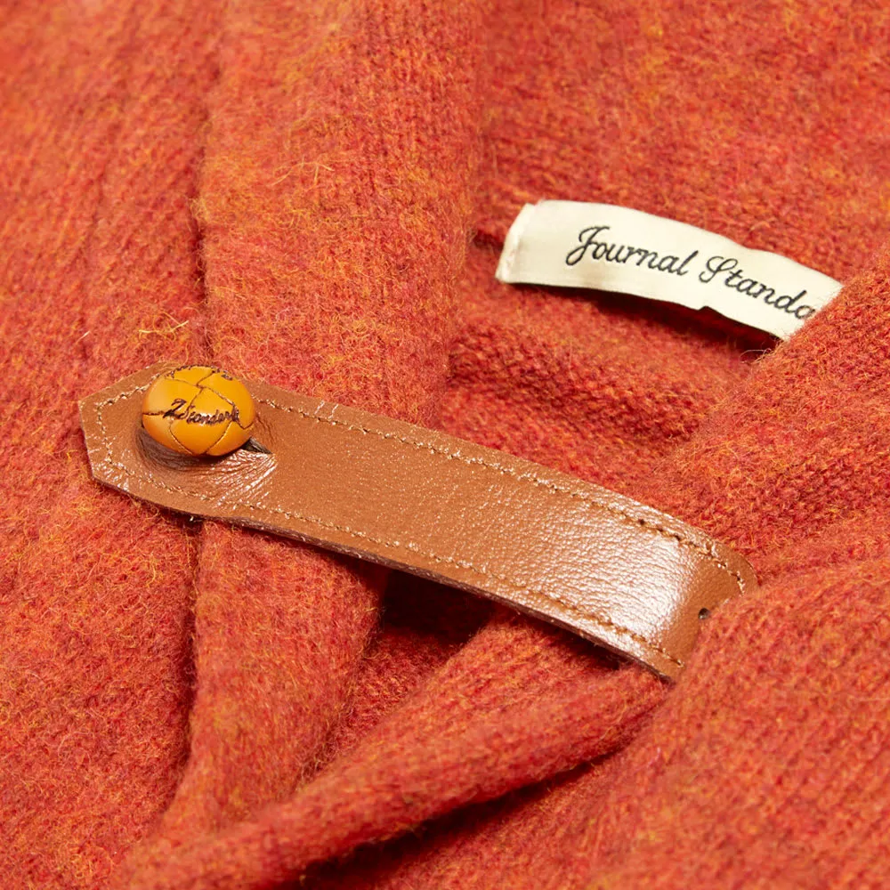 Journal Standard Shetland Wool Shawl Collar CardiganOrange