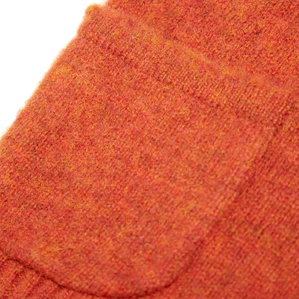 Journal Standard Shetland Wool Shawl Collar CardiganOrange