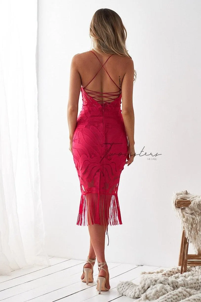 Khaleesi Dress - Hot Pink