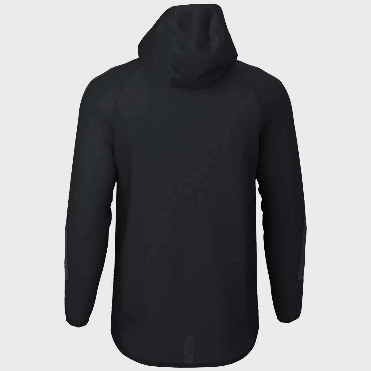 Kid's 1/4 Zip Hooded Jacket Black