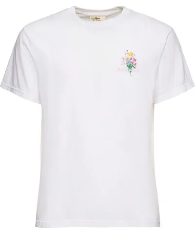 KIDSUPER STUDIOS Flower Printed Jersey T-shirt