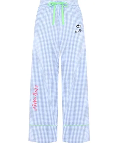 King Naked Women's Blue The King Unisex Gingham Pants