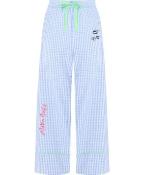 King Naked Women's Blue The King Unisex Gingham Pants