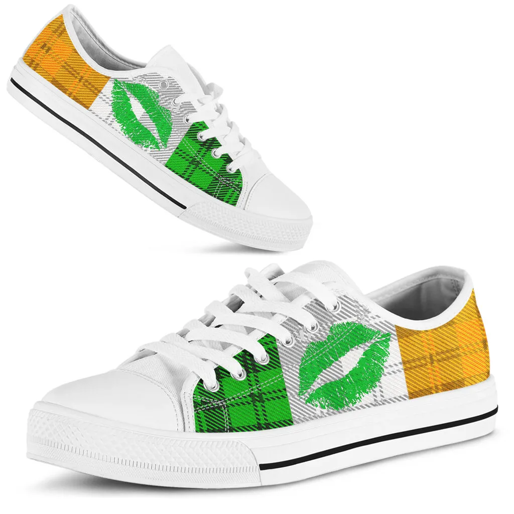 Kiss Me I’m Irish St Patrick’s Day Converse Sneakers Low Top Shoes