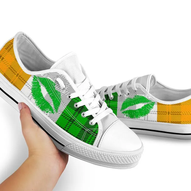 Kiss Me I’m Irish St Patrick’s Day Converse Sneakers Low Top Shoes