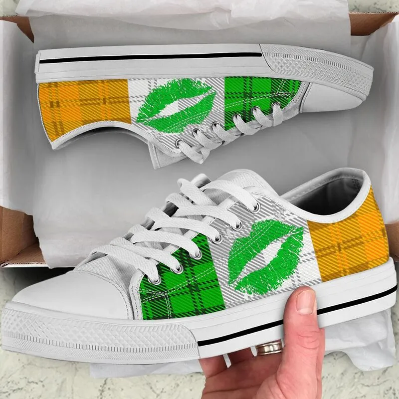 Kiss Me I’m Irish St Patrick’s Day Converse Sneakers Low Top Shoes