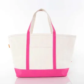 Large Boat Tote - Hot Pink