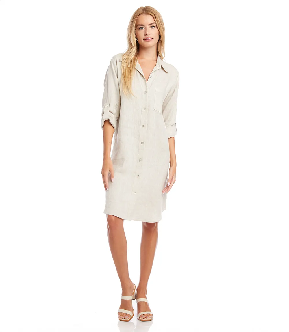 Linen Shirtdress