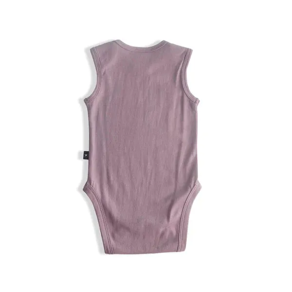 Little Flock of Horrors  - Hadley Sleeveless Bodysuit, Lavender