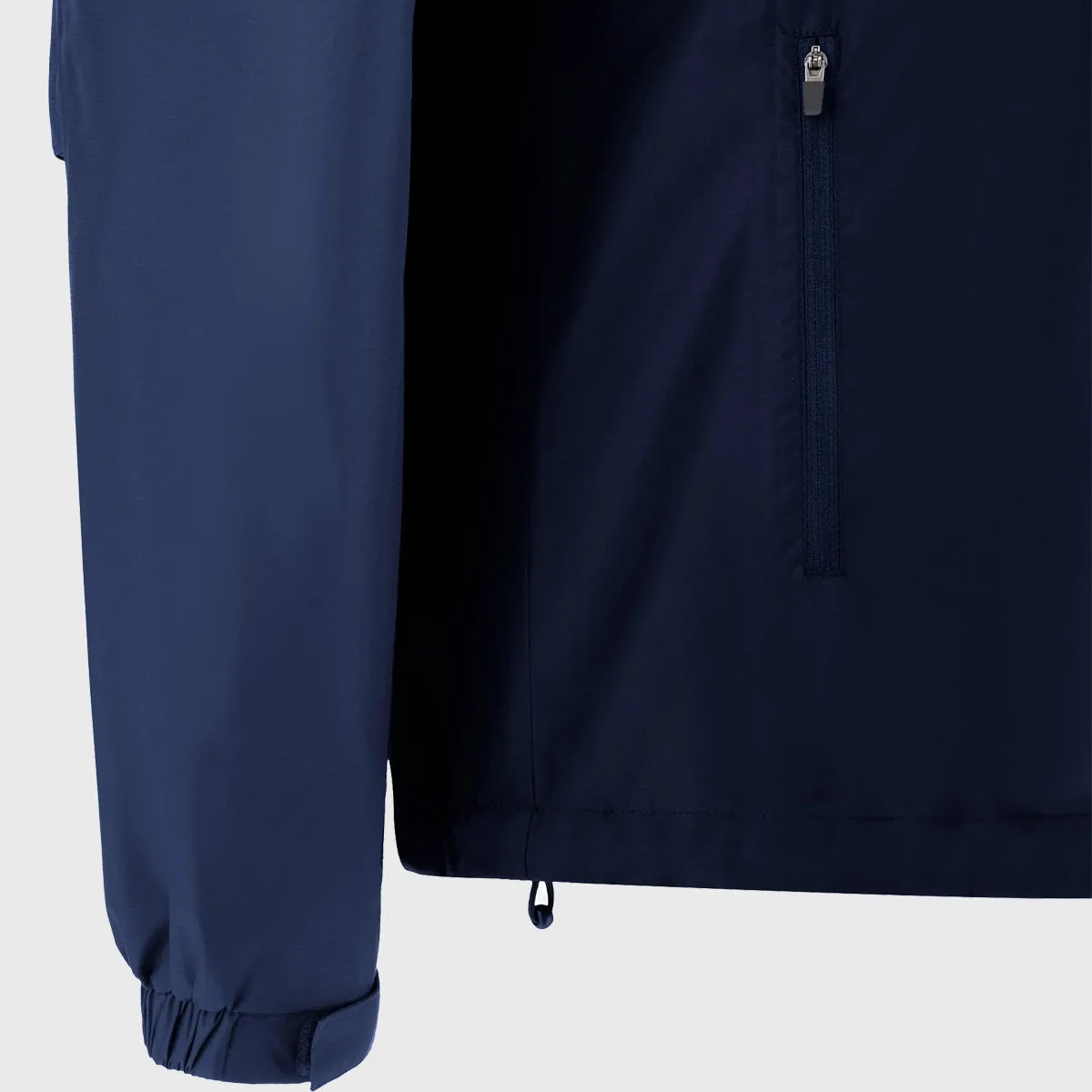 Macron Edinburgh Rugby Waterproof Jacket Navy