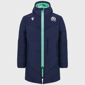 Macron Scotland Rugby Padded Jacket Navy