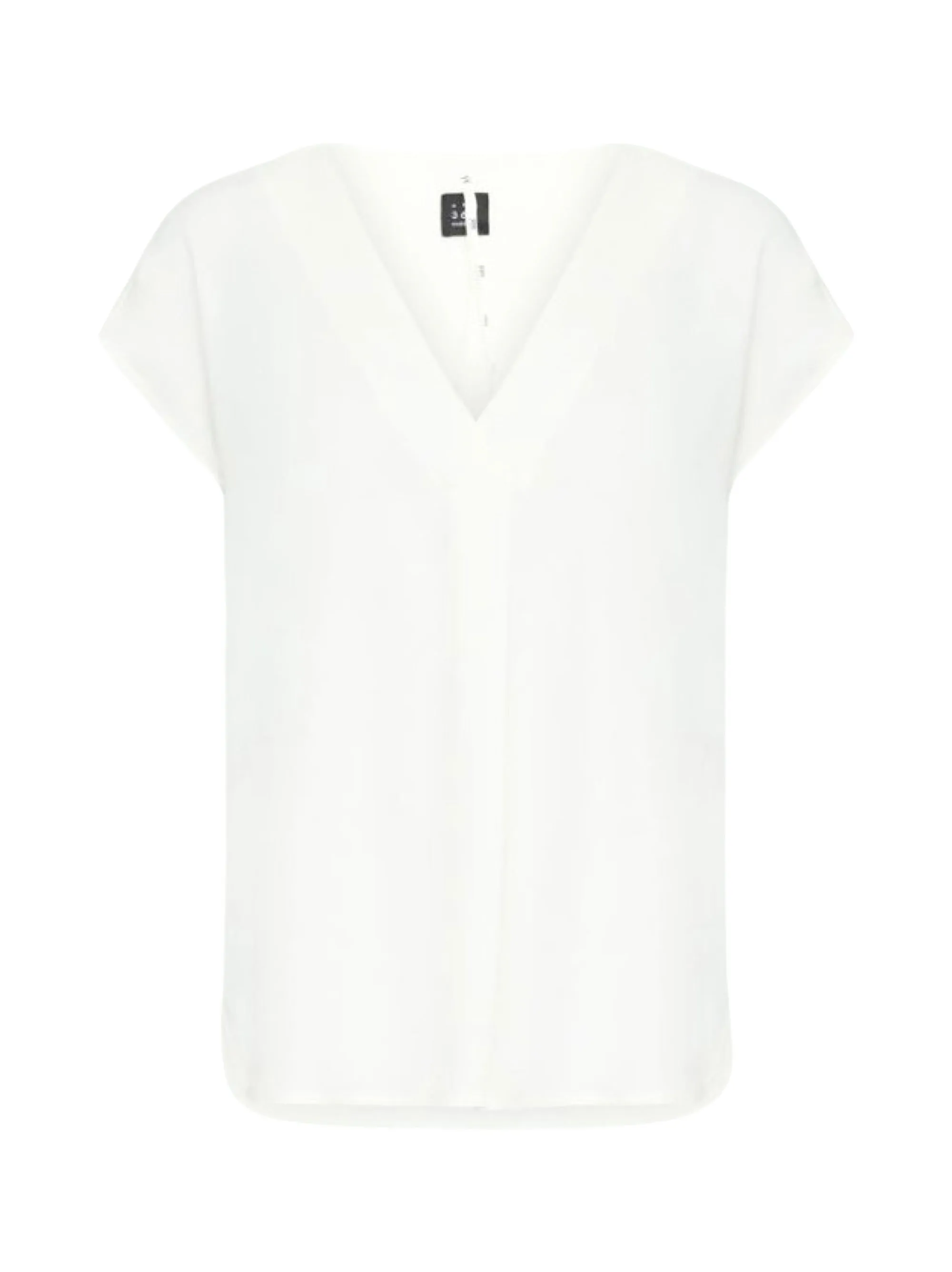 Marella Brina V-Neck Shirt in Wool White