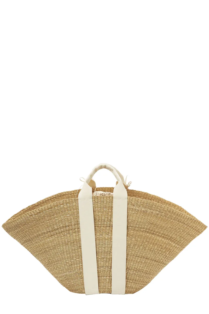 Maxi Sophie Straw Tote Bag