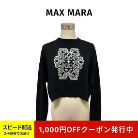 MaxMara  |Wool Logo V-neck & Crew neck