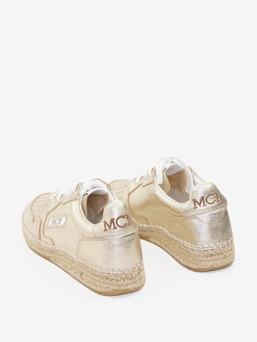 Mc quadra exclusive - Sneakers in pelle laminata con logo laterale modello Eva