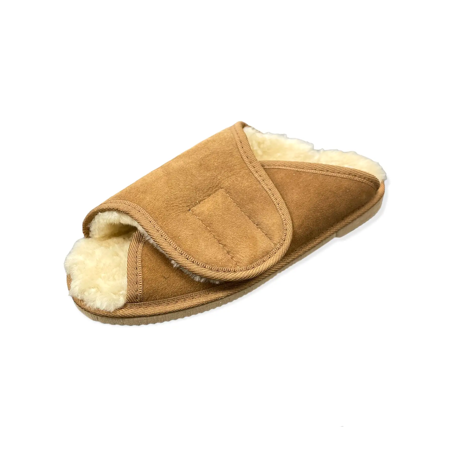 Medical Scuff Slipper - Chestnut