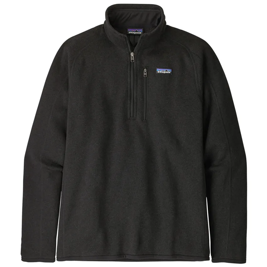 Men's Better Sweater 1/4 Zip - Black