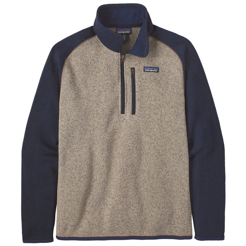 Men's Better Sweater 1/4 Zip - Oar Tan