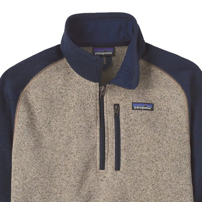 Men's Better Sweater 1/4 Zip - Oar Tan