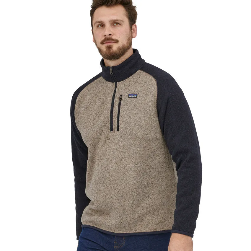 Men's Better Sweater 1/4 Zip - Oar Tan