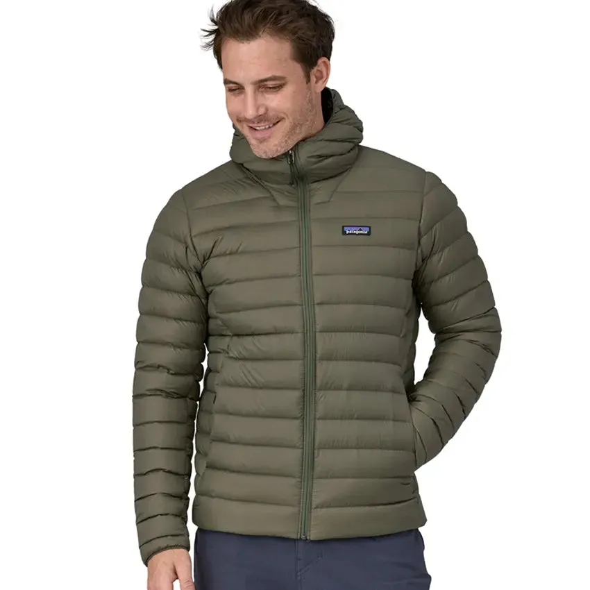 Men's Down Sweater Hoody - Basin Green