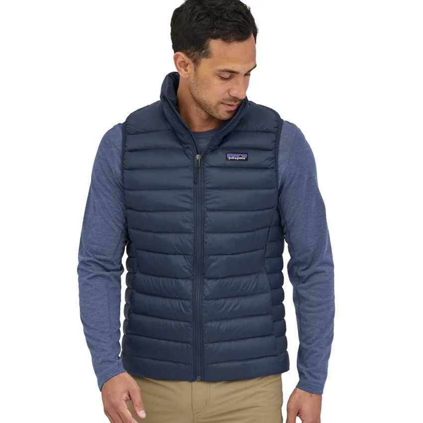 Men's Down Sweater Vest - New Navy