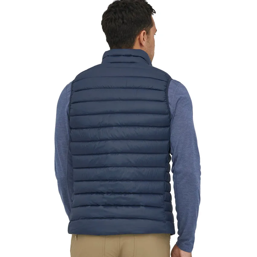 Men's Down Sweater Vest - New Navy