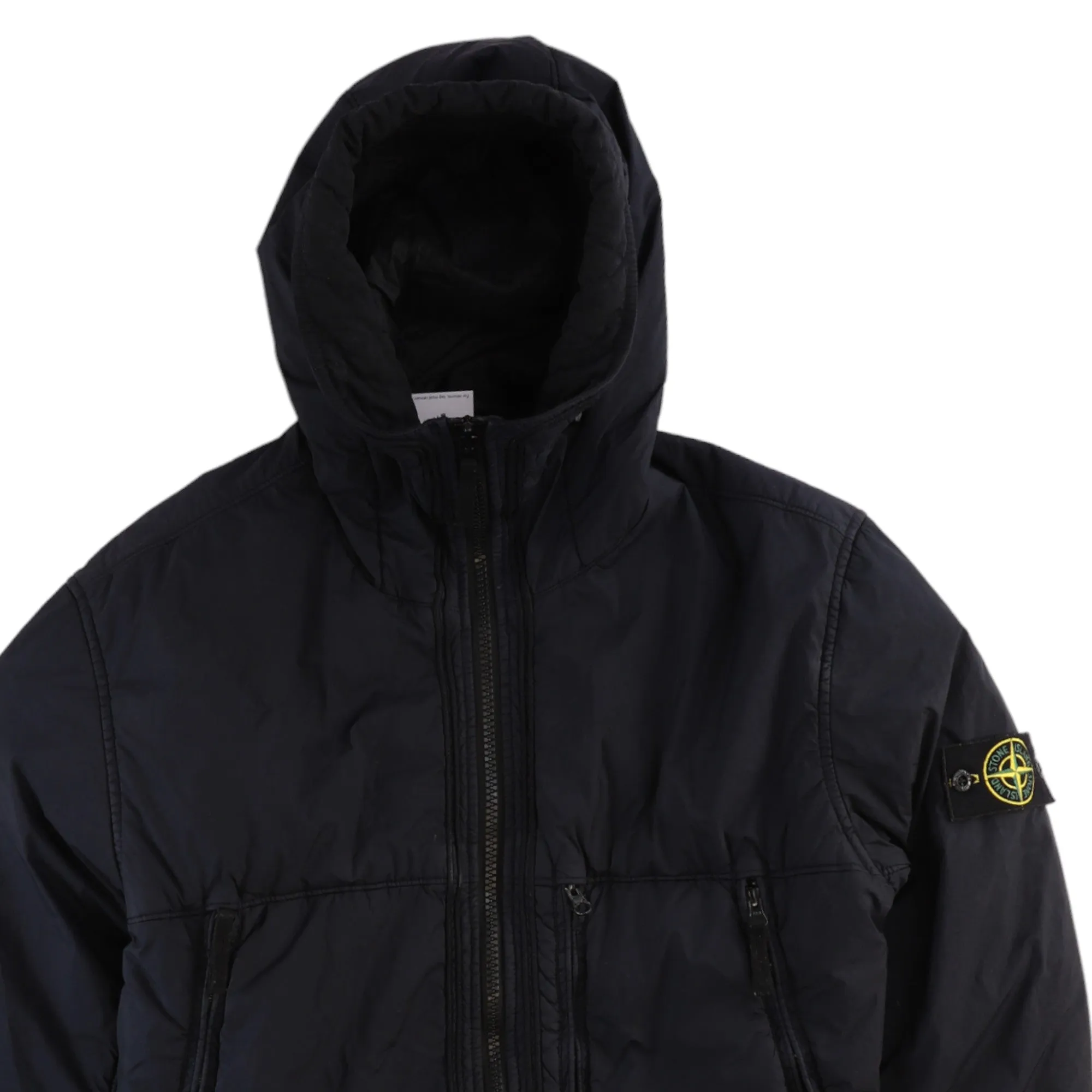 Men's Garment Dyed Crinkle Reps Down Jacket Navy Size XXXL